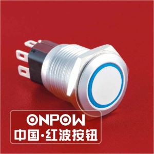 Pushbutton 16mm goleuo