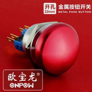 Switsh Botwm Gwthio Madarch 22mm