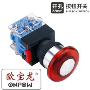 Botwm Gwthio Madarch 22mm
